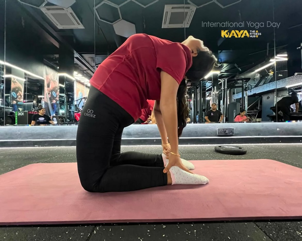 International Yoga Day - Camel Pose